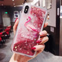 Quicksand Icon Glitter Case For iPhone