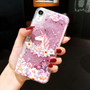 Quicksand Icon Glitter Case For iPhone