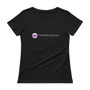 Ladies' Scoopneck T-Shirt - Black