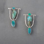 Boho Ethnic Stone Drop Earrings