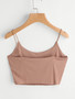 Plus Solid Crop Cami Top