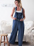 Women Casual Overalls Wide Leg Jumpsuit