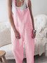 Women Casual Overalls Wide Leg Jumpsuit