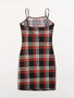 Plus Plaid Bodycon Dress