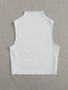 Plus Mock-neck Rib-knit Tank Top