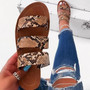 Women Slippers Patchwork Summer Slides Outdoor Beach Flats