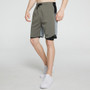 Gym Shorts Men 2020 Summer Running Double-Deck Sports Shorts Fashion 2 in 1 Quick Drying Sports men Shorts Jogging Shorts men
