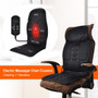 Electric Heating Massage Seat Cushion - Back Massager with Heat
