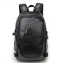Casual Leather Laptop Backpack Fashionable Waterproof Design