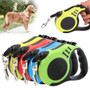 3/5M Durable Dog Leash Automatic Retractable Nylon  Cat Lead Extending Puppy Walking Running Lead Roulette For Dogs