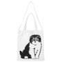 Canvas Tote Bag Cute Cat Tote Bag Gifts For Cat Lover