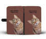 Women's Cat Wallet w/ Universal Phone Case Bifold Wallet RFID Wallet Life Is Better with A Cat