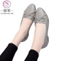 MUYANG Plus Size 5.5-9.5 Genuine Leather Women Shoes