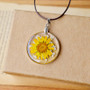 Handmade Kiku Flower Necklace