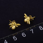 Handmade "Gold" Bee Stud Earrings