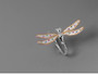 Sterling Silver Handmade Dragonfly Ring