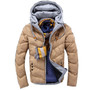 2020 Winter Jacket Men Thicken Warm Cotton Padded Puffer Coats Parkas Hooded