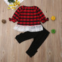 Christmas Toddler Girl 2Pcs Set - Long Sleeves Shirt and Pants