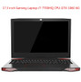 17.3 inch DIY Gaming Laptop i7-7700HQ CPU GTX-1060 6G 8/16GB DDR4 RAM 128/256/512GB SSD EDP screen Mechanical keyboard