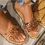2020 Spring Summer Women Sandals Rivet Jelly Shoes Bordered Slip-On