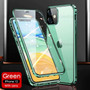 360 Magnetic Metal Case Double Sided Glass Cover For iPhone 12 Series