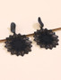 Hollow Out Leaf Drop Earrings