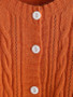 Drop Shoulder Pointelle Knit Button Up Cardigan