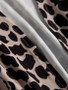 Leopard Animal Print Pocket Open Tunic Cardigan