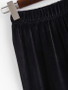 Pull On Velvet Wide Leg Casual Pants