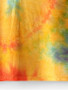 Tie Dye V Neck Casual T-shirt