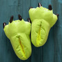 Kids Dinosaur Fluffy Claw Slippers