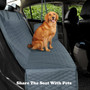Dog Car Seat Cover Mesh Waterproof Pet Carrier Car Rear Back Seat Mat