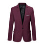 Men Slim-fit Blazers Suit Jacket M to 3XL