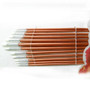 12Pcs/lot Round Shape Nylon Hair Wooden Handle Paint Brush Set
