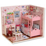 Doll House Furniture Diy Miniature 3D Wooden Dollhouse Toys for Children