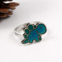 Bluebasaur Dinosaur Mood Ring