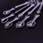Hot Sales Halloween Props Gift Fun Nightclub Party Punk Finger Bracelet Gothic Skull Skeleton Bone Hand Finger Bracelet