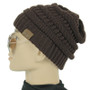 2018 Fashion Soft Knit CC Beanie Winter Hats Woolen Knitted Hat