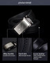 Luxury men genuine leather belts