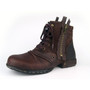 Otto Zone Boots Genuine Leather Shoes Handmade Ankle Boots