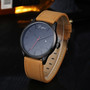 Mens Watches Top Brand Luxury Leather Business Quartz Watch Men Wristwatch