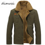 Winter Jacket Men Air Force Pilot MA1 Jacket Warm Male fur collar Army Jacket