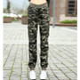 Summer camouflage pants women Camouflage Cargo pants women Military fashion Casual - Loose Baggy pants