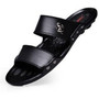 Casual famous brand new men sandals shoes slippers summer flip flops Beach Men Shoes Leather Sandalias Zapatos hombre