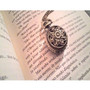 Antique Bronze Lotus Pattern Retro Quartz Pocket Watch with Necklace Watch Women Men Watch