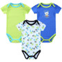 3Pcs/Lot Baby Rompers Short Sleeve 100% Cotton Newborn Baby Clothes Babies Jumpsuits