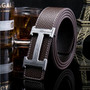 New 2016 Belt Mens Luxury Brand Smooth Buckle Casual All-Match Belt Designer Men Fashion PU Leather Belt For Man