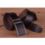 New cow genuine leather mens belts luxury automatic wide strap belt for men cintos cinturon hombre cinture