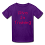 (YOUTH SIZE) DIVA IN TRAINING t-shirt