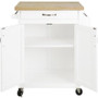 Mainstays Kitchen Island Cart, Multiple Finishes